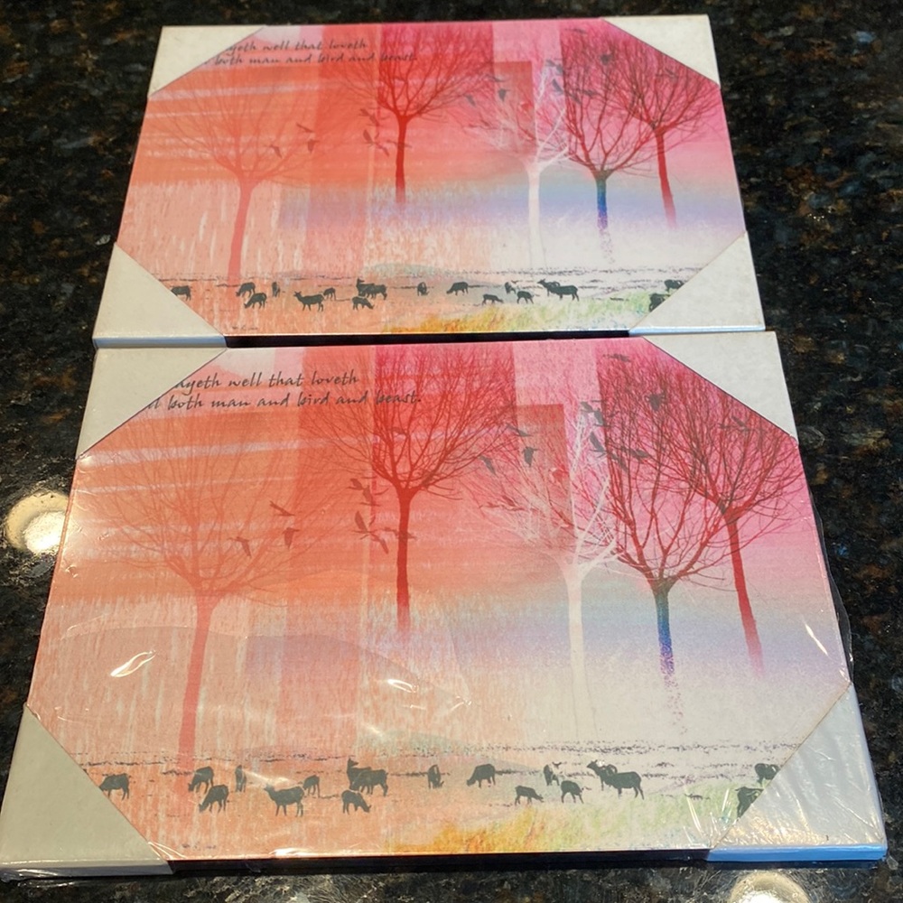NWOT Set of Wall Plaques/Trivets